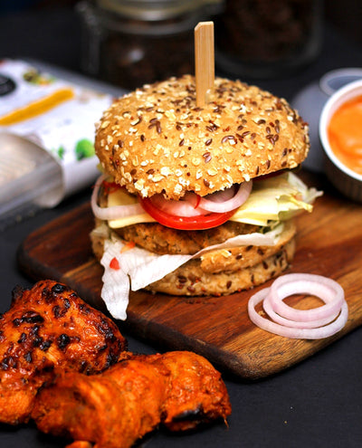 Barbeque Chicken and Cheddar Cheese Patty (Non-Vegetarian)